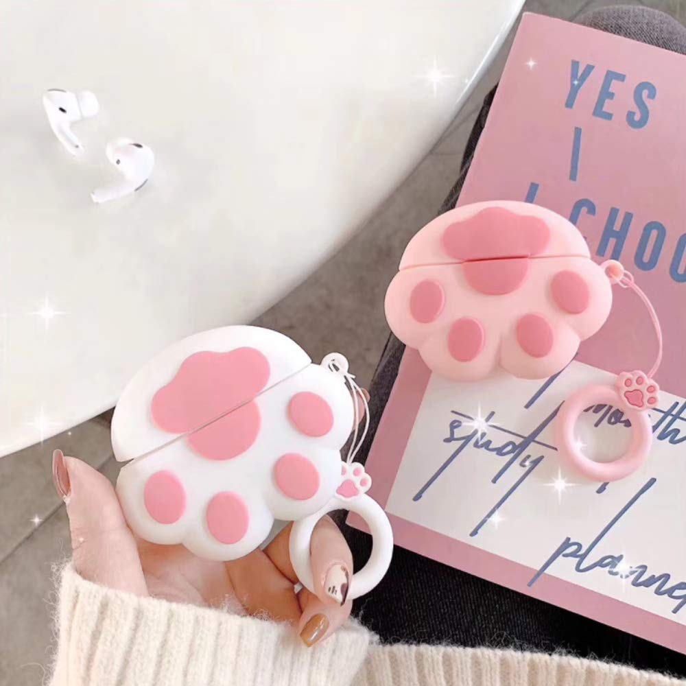 Cat Paw Airpods Case -Protective Silicone Skin