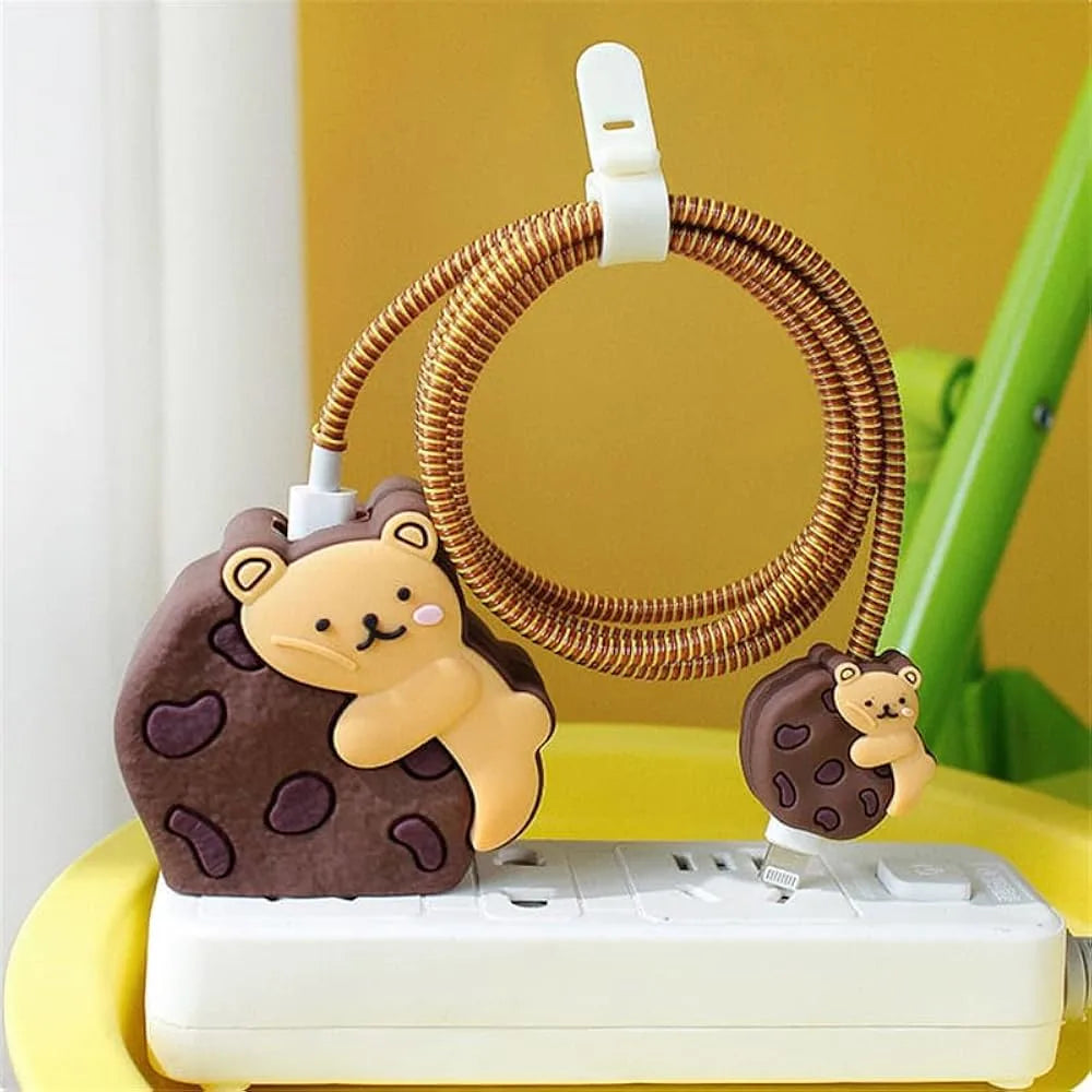 Brown Biscuit Bear Charger Case