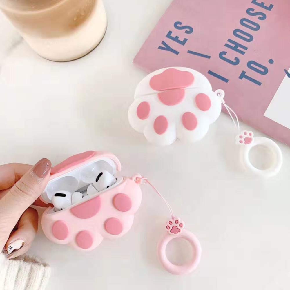 Cat Paw Airpods Case -Protective Silicone Skin