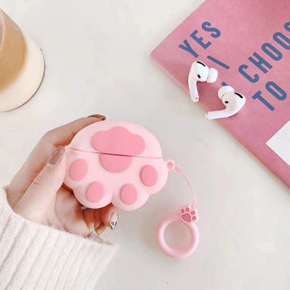 Cat Paw Airpods Case -Protective Silicone Skin