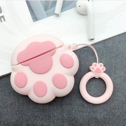 Cat Paw Airpods Case -Protective Silicone Skin