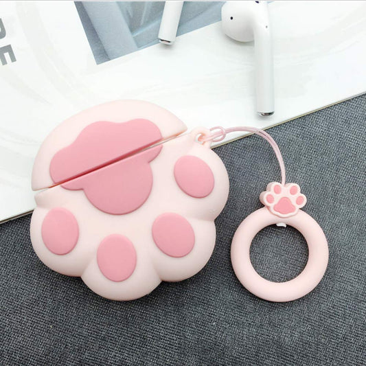 Cat Paw Airpods Case -Protective Silicone Skin