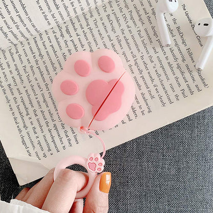 Cat Paw Airpods Case -Protective Silicone Skin