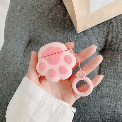 Cat Paw Airpods Case -Protective Silicone Skin