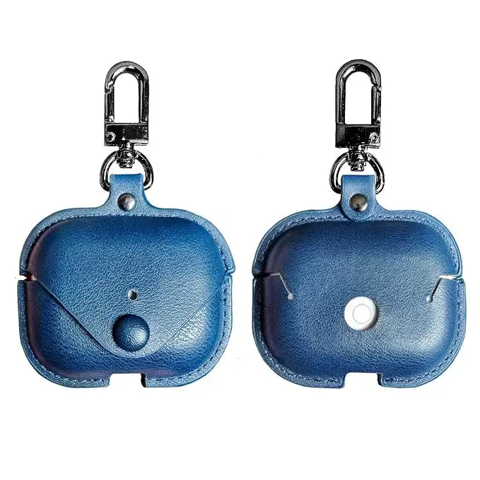 Leather AirPods Pro Case Cover with Keychain