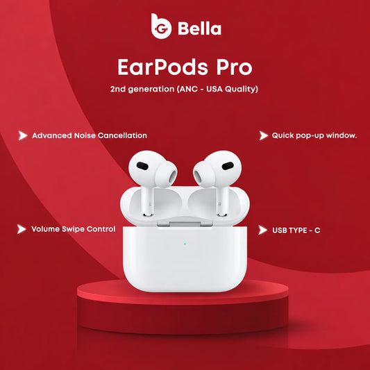 Bella Earpods pro 2 (ANC-USA Quality)