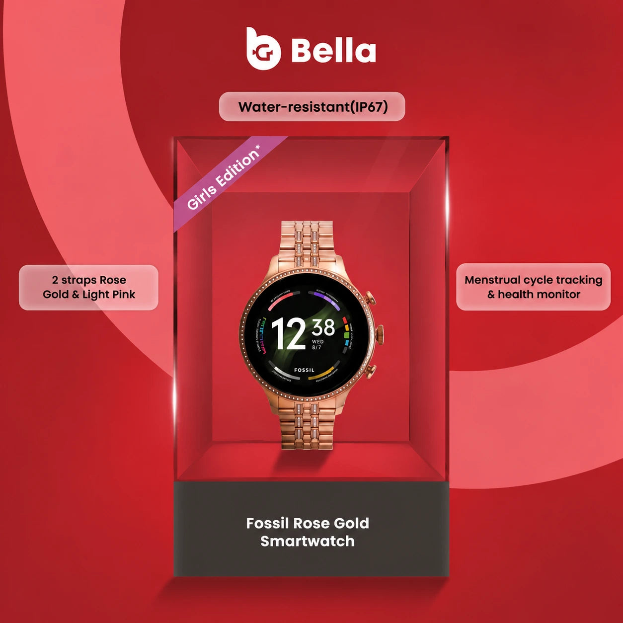 Bella Rose Gold Smartwatch