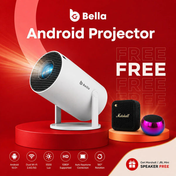 Android Projector With Built-in Speakers