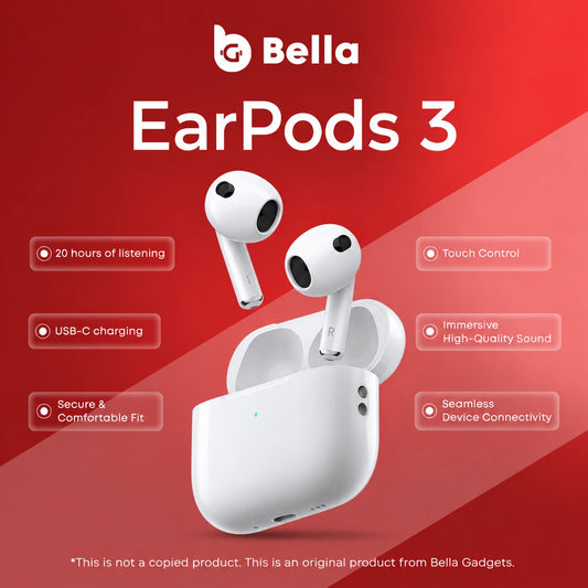 Earpods Pro 3 ANC with Free Case