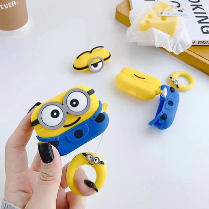 Minions Airpods Cover - Premium Silicon Case