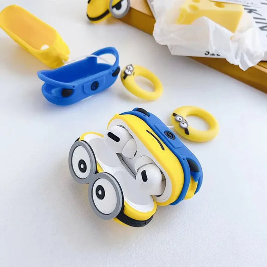 Minions Airpods Cover - Premium Silicon Case