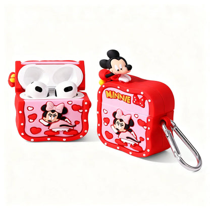 Minnie Style Airpods Case – Soft Silicone Cover